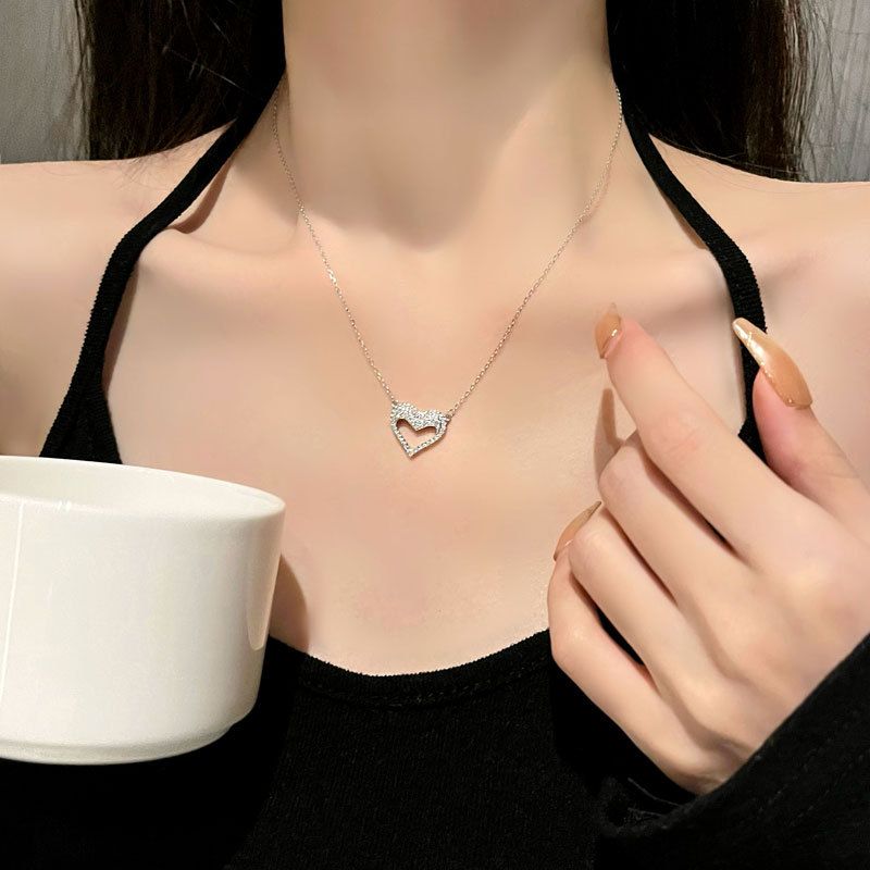 Za Moju Majku - 925 Srebreni Lančić Poklon za Mamu - Promise Heart