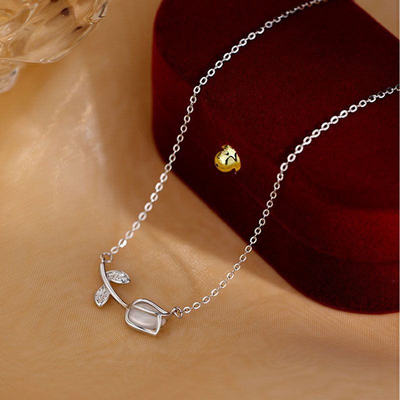 Za Moju Majku - 925 Srebreni Lančić - Poklon za Mamu sa Porukom od Sina- Volim te, tvoj Sin