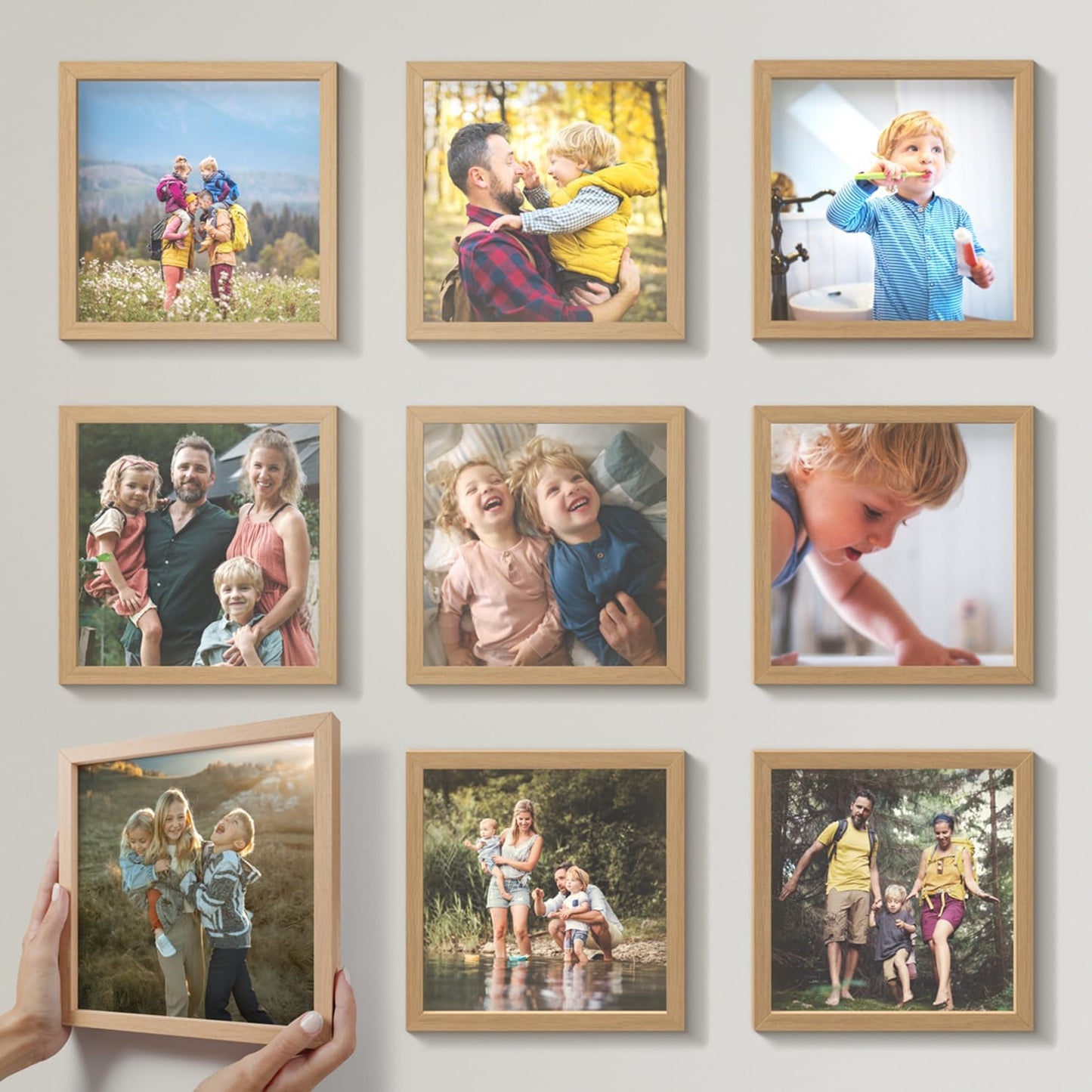 Unikatni Zidni Dekor – Personalizovane Fotografije u Elegantnom Ramu bez Bušenja