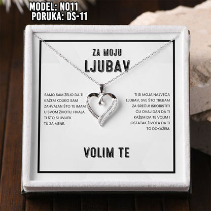 925 Srebreni Lančić - Poklon za Djevojku ili Suprugu
